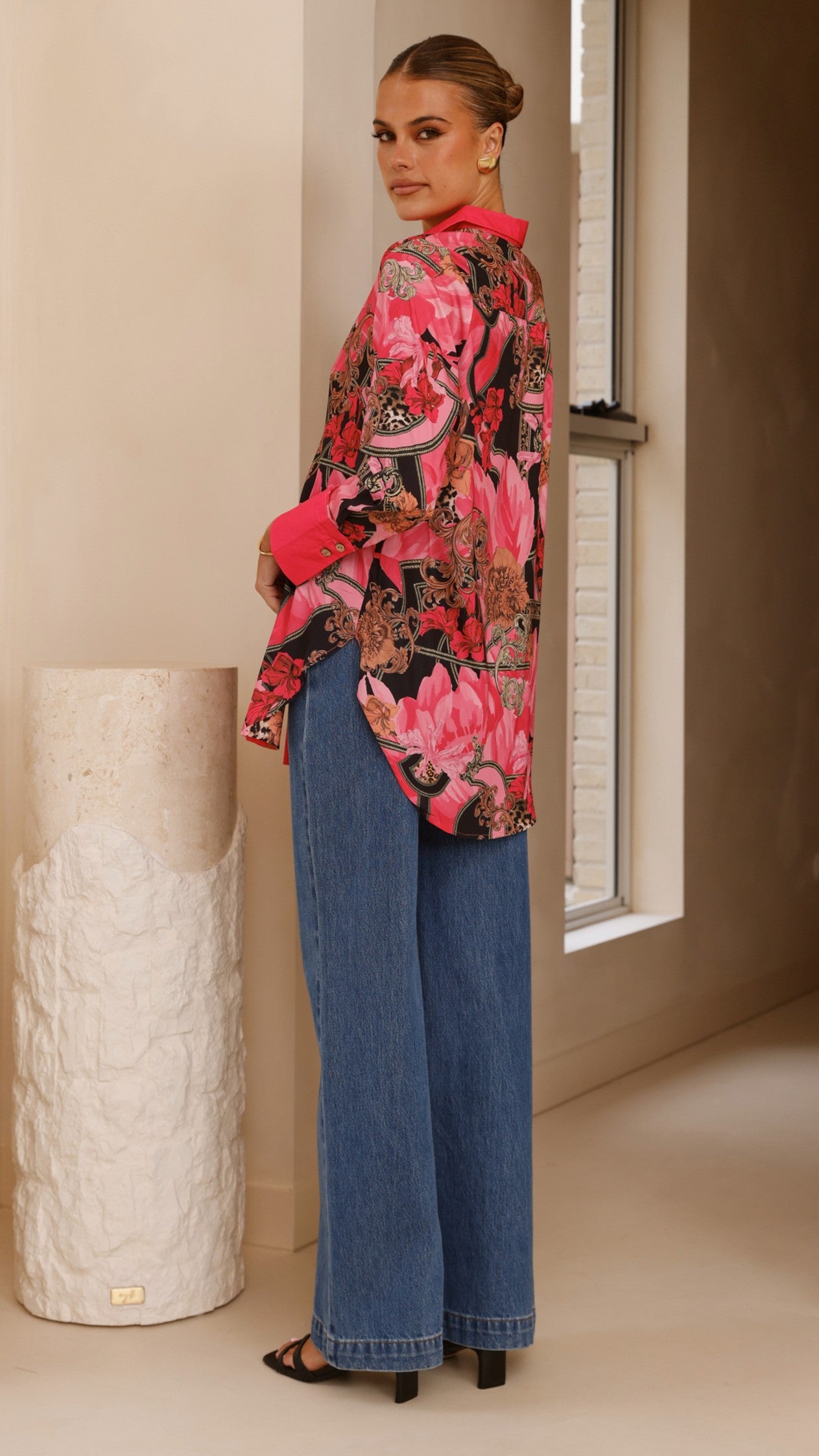 Lucinda Shirt for Women - Soft Pink Cotton Blouse for Casual & Office Wear | Elegant Tops for Everyday Style & Professional Outfits