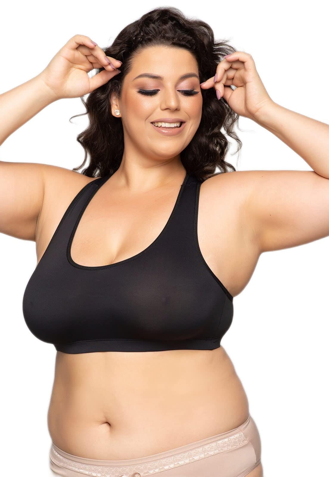 Vicbela Women's Bralettes - Reinforced Top, Wide Strap, Microfiber Underwire Bras - Plus Size Lingerie for Everyday Comfort & Support | Perfect for Work, Yoga & Lounge Wear