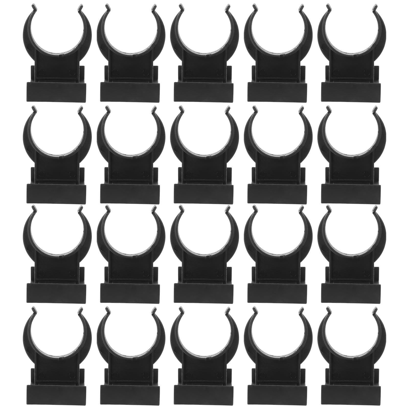20pcs Adjustable Plastic Cabinet Leveler Toe Kick Clips - Screw-On Leveling Feet for Kitchen Cabinets & Furniture Legs | Durable Snap Connectors for Easy Installation | Perfect for Home Renovation & DIY Projects