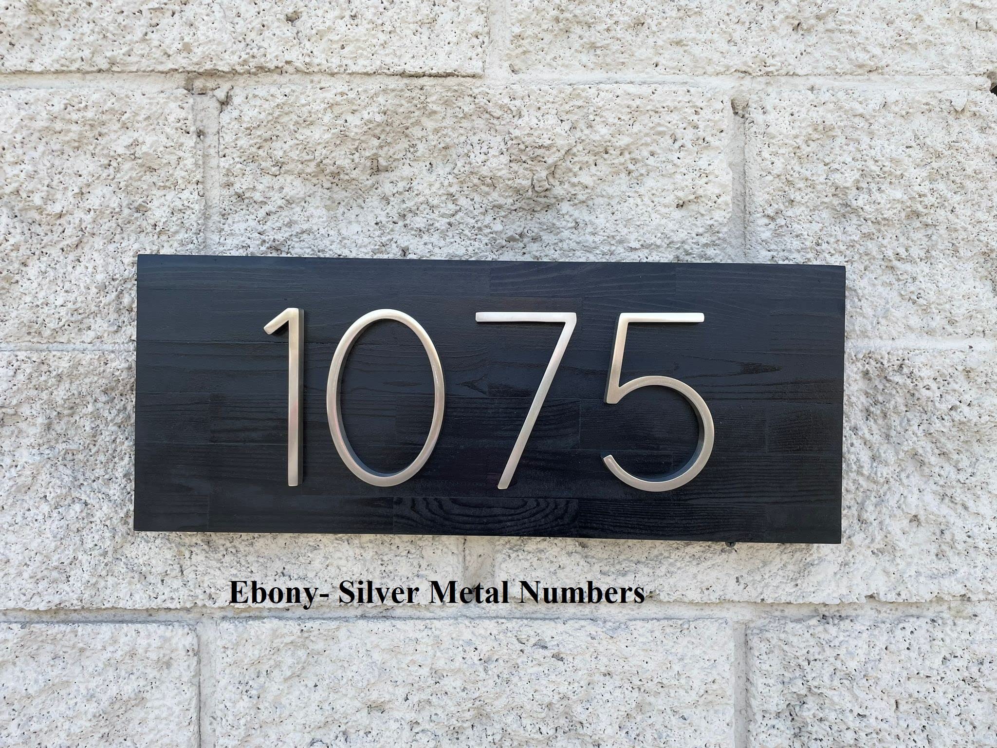 Custom House Number Sign - Rustic Wood Plaque with Address Numbers for Outdoor Home Decor, Mailbox & Front Door
