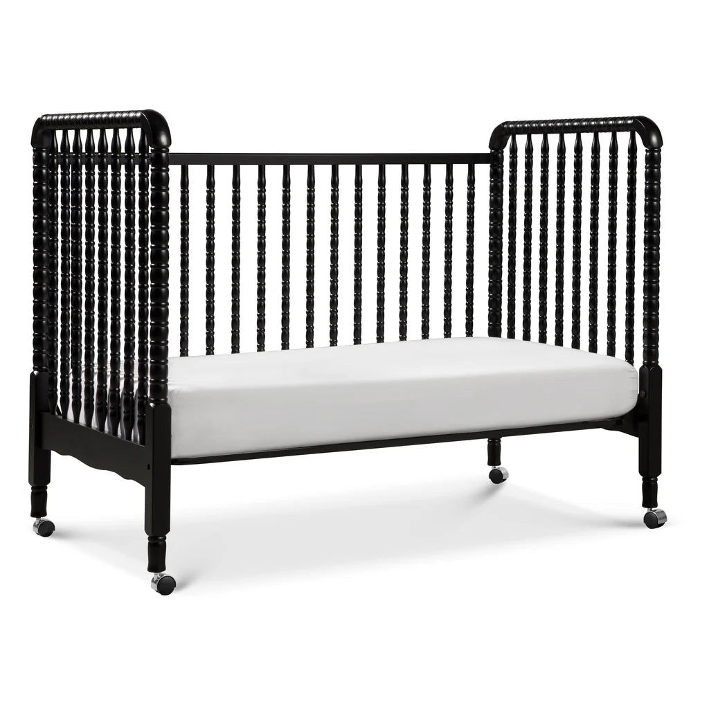 Jenny Lind 3-in-1 Convertible Baby Crib - White Wooden Crib with Toddler Bed & Daybed Conversion - Perfect for Nursery, Bedroom & Guest Room