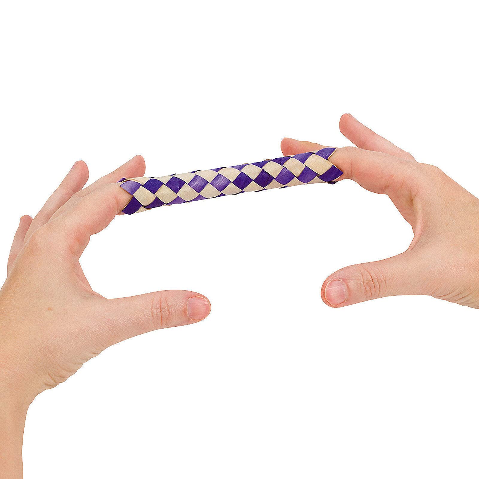 MilesMagic Chinese Finger Trap - Fun Magic Trick Gag Gift for Teens & Adults - Perfect for Birthday Parties, Pranks & Comedy Shows - Novelty Toy for Magic Tricks & Practical Jokes