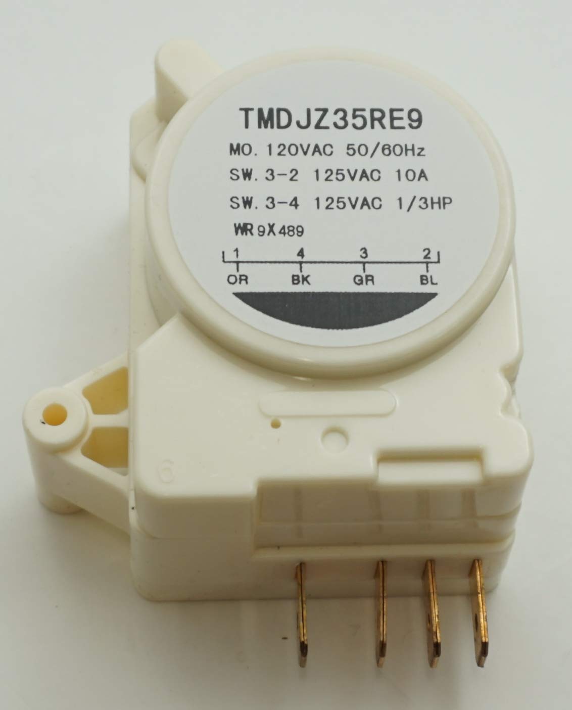 GE Refrigerator Defrost Timer Replacement - Compatible with AP2061695, PS310858, WR9X489 - Perfect for GE Refrigerator Repair & Maintenance