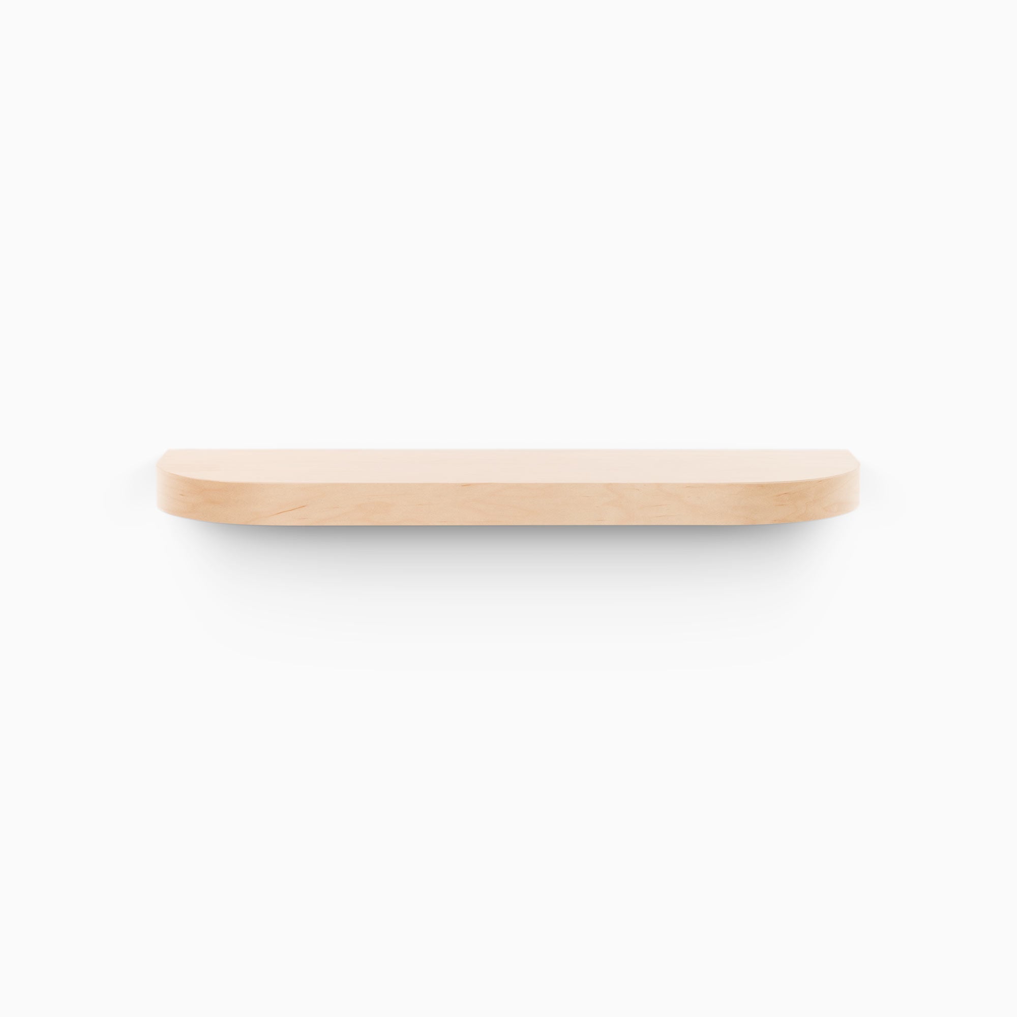 Aksel RADius Maple Floating Shelf - Premium Wood Wall Shelf for Home Decor, Kitchen, Bathroom & Office Storage - Easy to Install & Space-Saving