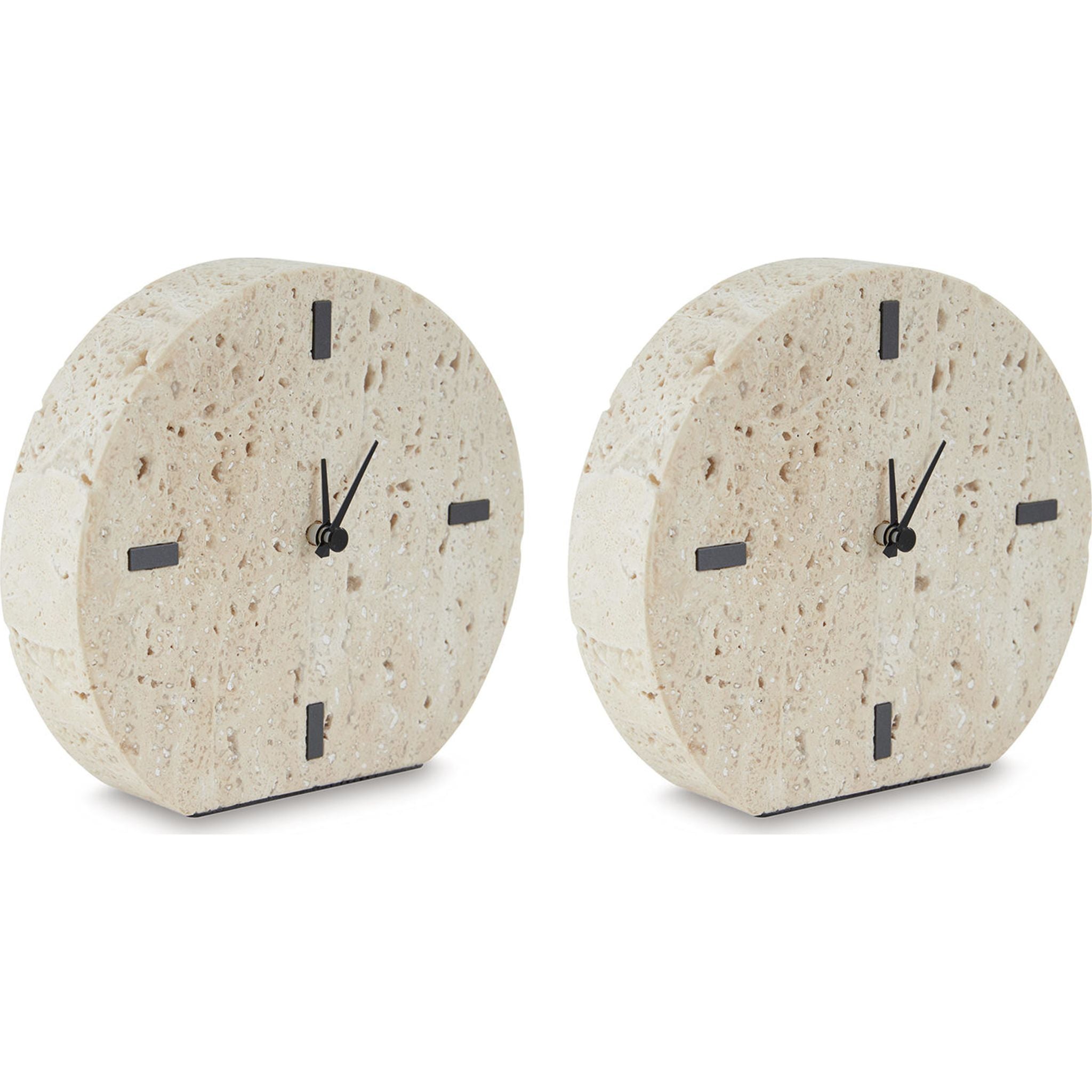 Donfordson Modern Table Clock - Set of 2 Elegant Alarm Clocks for Bedroom, Office & Home Decor | Perfect Gift Idea for Housewarming, Birthday & Anniversary