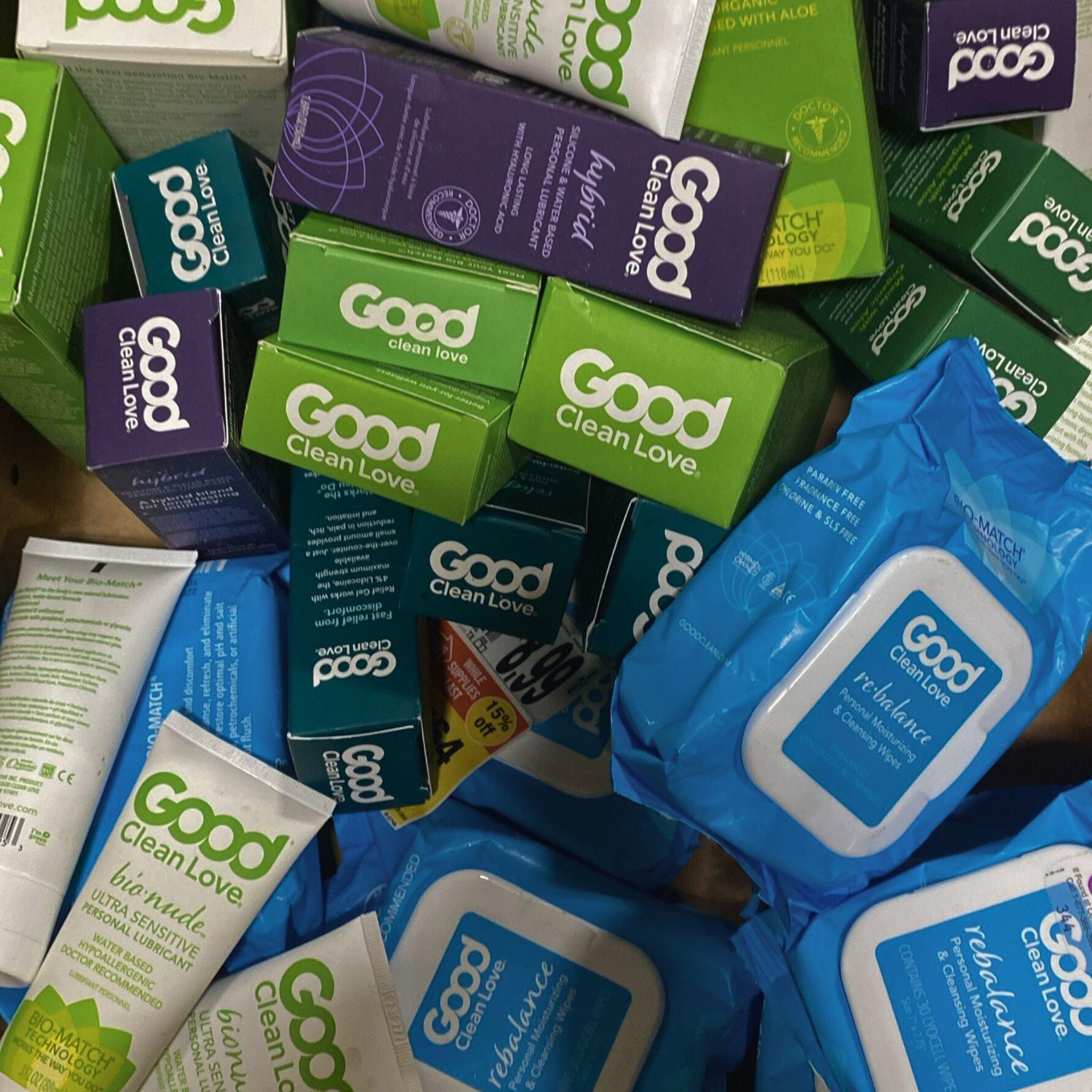 Good Clean Love Personal Lubricant Wipes - 32 Count Pack | pH-Balanced, Hypoallergenic Intimate Wipes for Women & Men | Perfect for Travel, Gym & On-The-Go Freshness