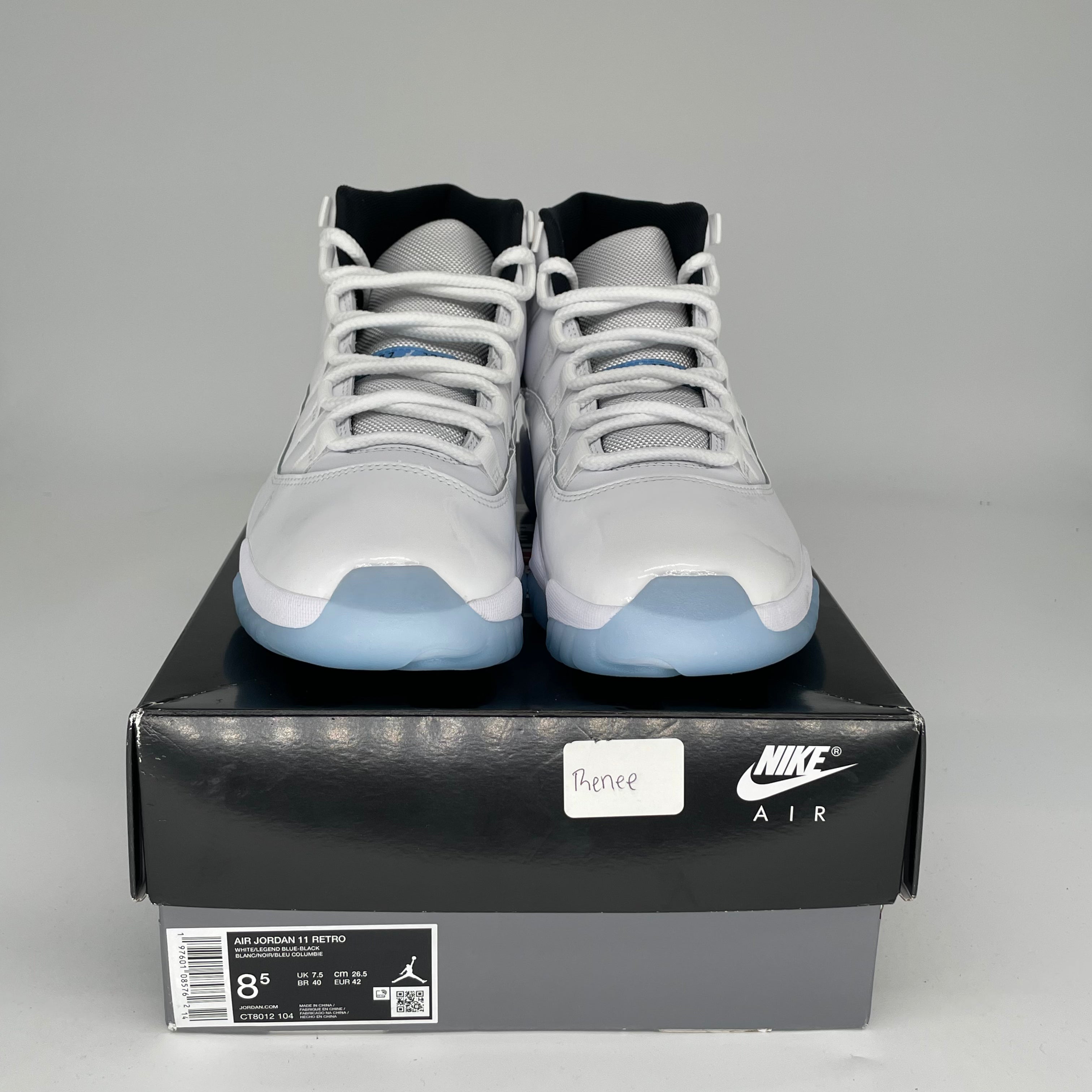 AIR JORDAN 11 Retro Legend Blue - Men's Size 8.5/Women's Size 10 - Style CT8012 104 - Perfect for Basketball Games & Sneaker Collectors