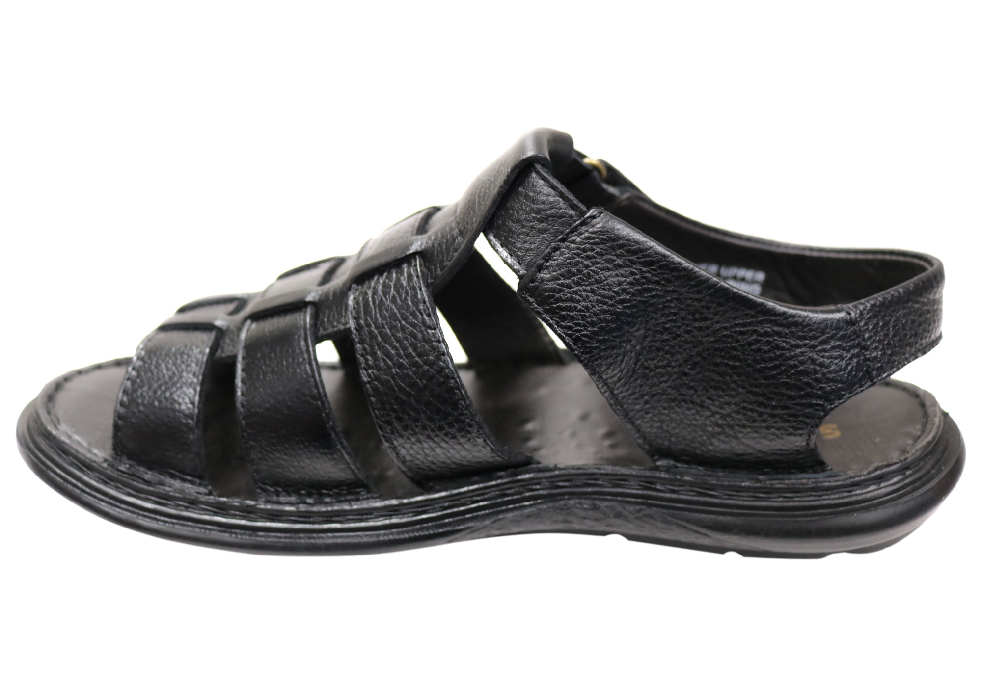 Savelli Kain Men's Leather Comfortable Cushioned Sandals - Handmade in Brazil - Perfect for Beach, Vacation & Summer Outdoor Activities