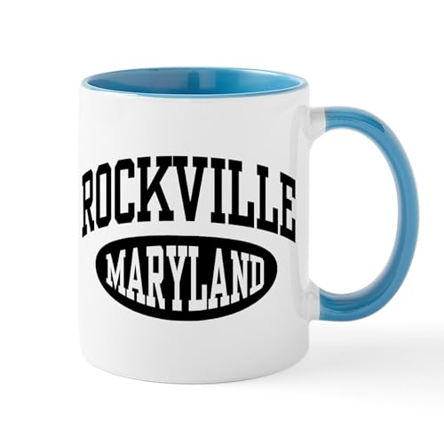 White/Blue Inside - Rockville Maryland Mug