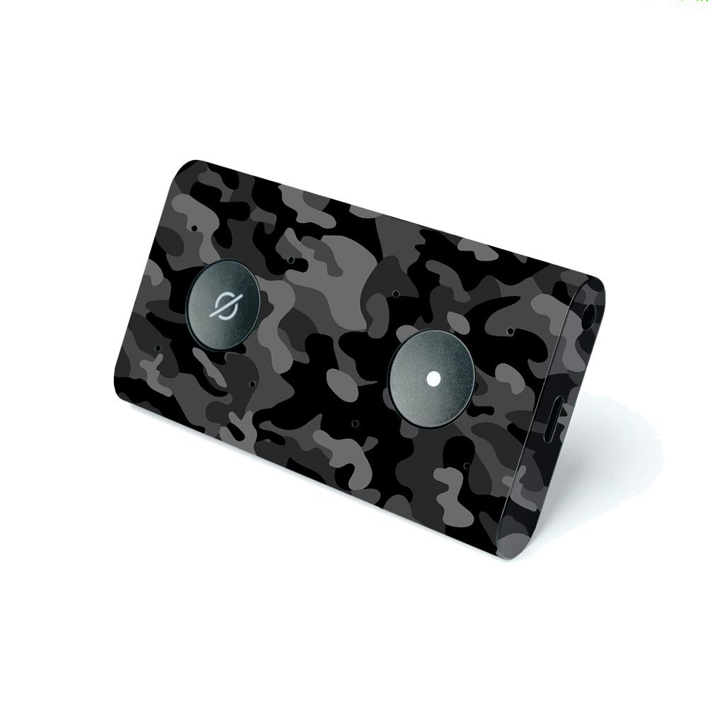 MightySkins Vinyl Decal Wrap Cover for Amazon Echo Auto - Black Camo | Protective & Durable Skin | Easy to Apply & Remove | Made in USA | Perfect for Car, Home & Office Customization