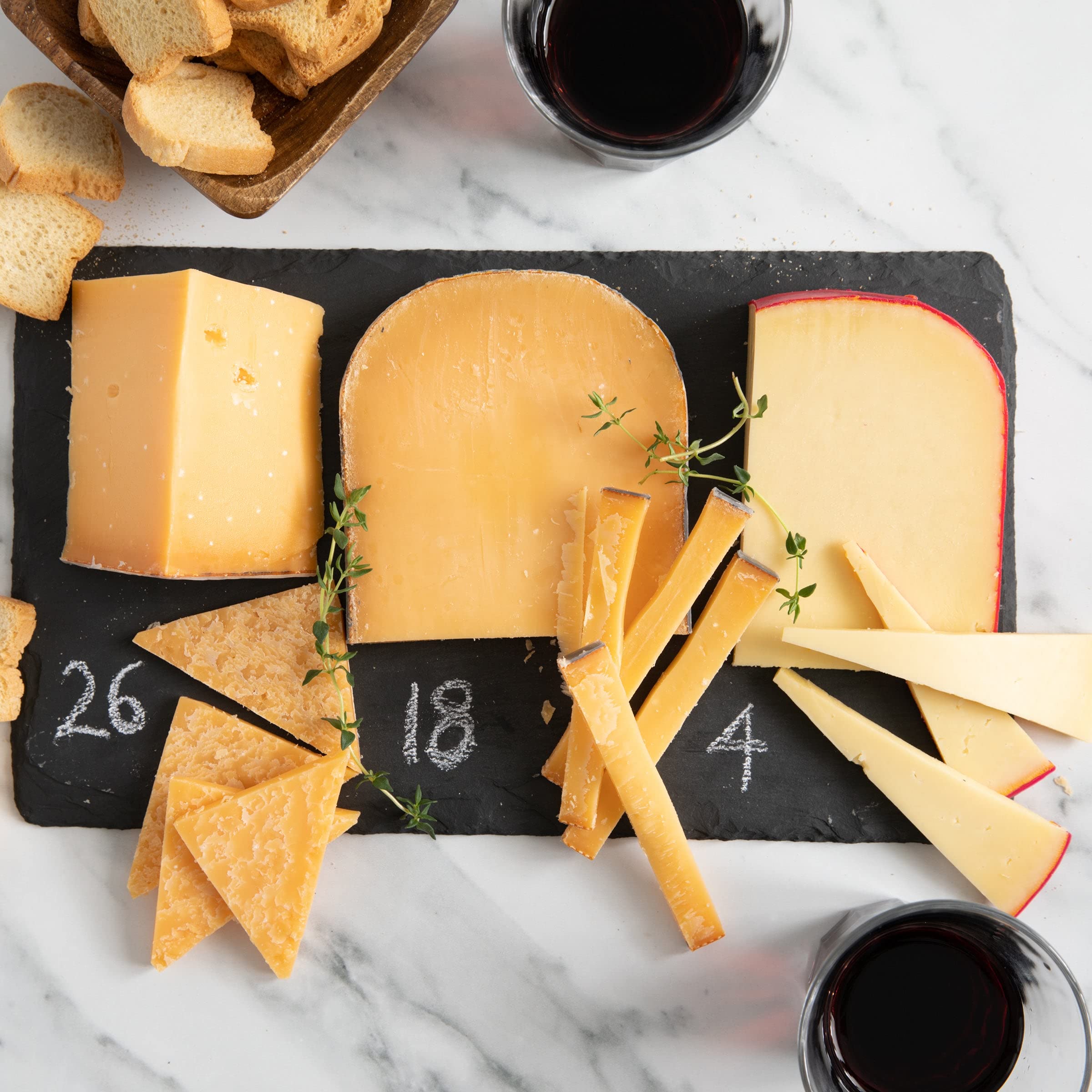 Aged Dutch Gouda Cheese in Elegant Gift Box - 25.25 oz | Premium Imported Cheese for Gourmet Gifts, Charcuterie Boards & Wine Pairings