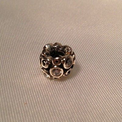 Pandora Authentic Primrose Path Charm Bead 790330CZ - Sterling Silver Floral Bead for Bracelets & Necklaces - Perfect for Gifts, Birthdays & Special Occasions