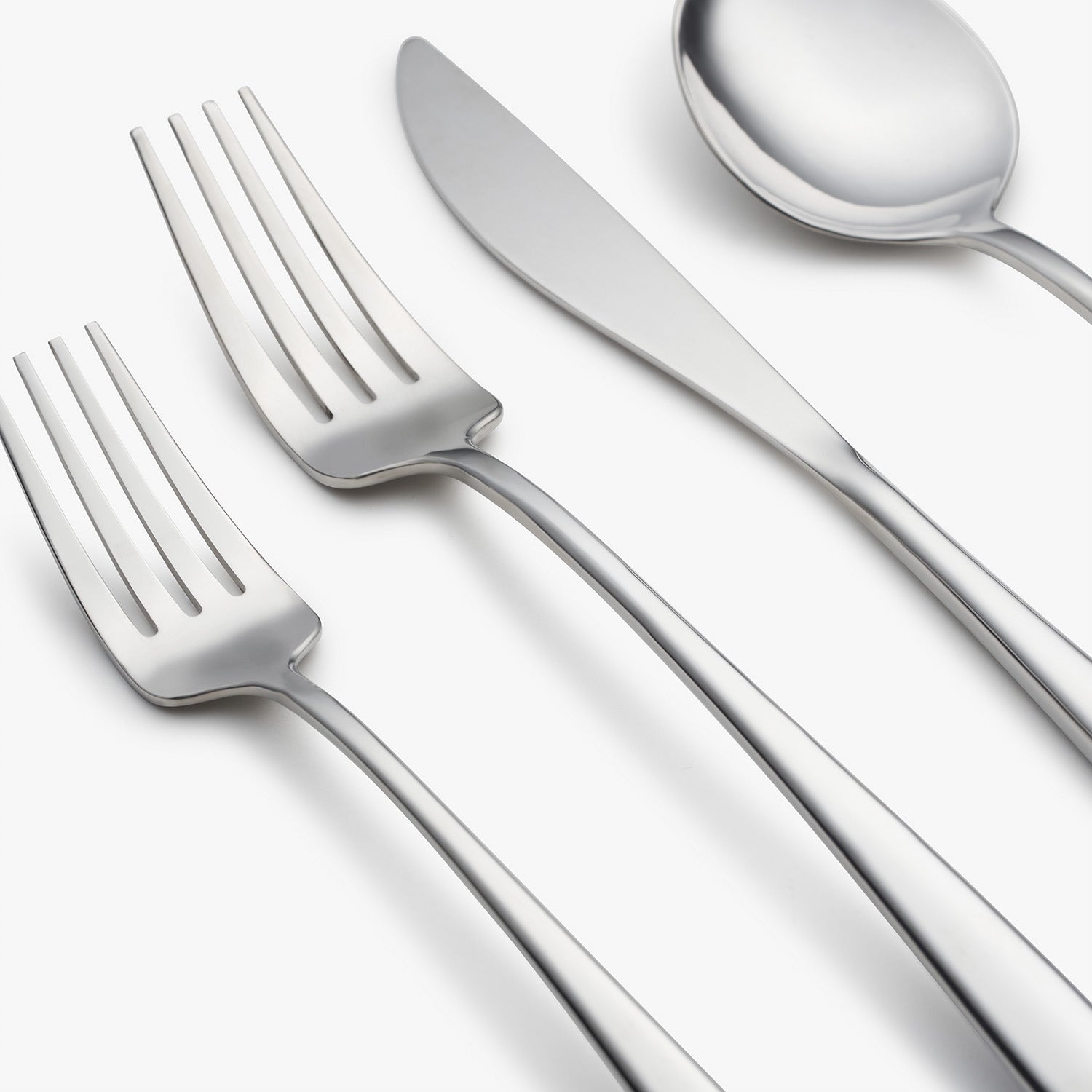 Radin Mirror 20-Piece Stainless Steel Flatware Set - Elegant Cutlery for Dining, Kitchen & Entertaining