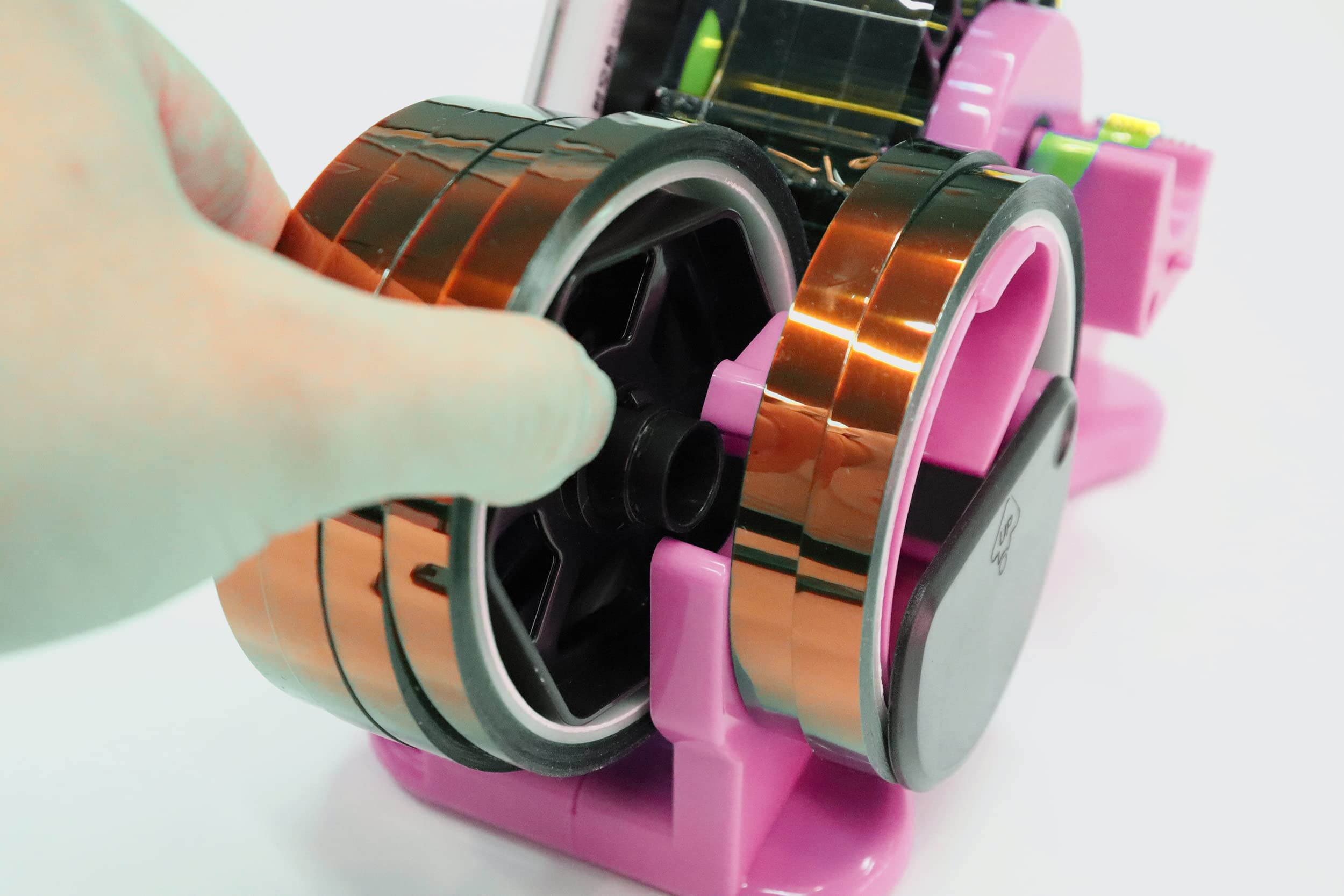 Pink Semi-Automatic Heat Tape Dispenser for Sublimation - 1