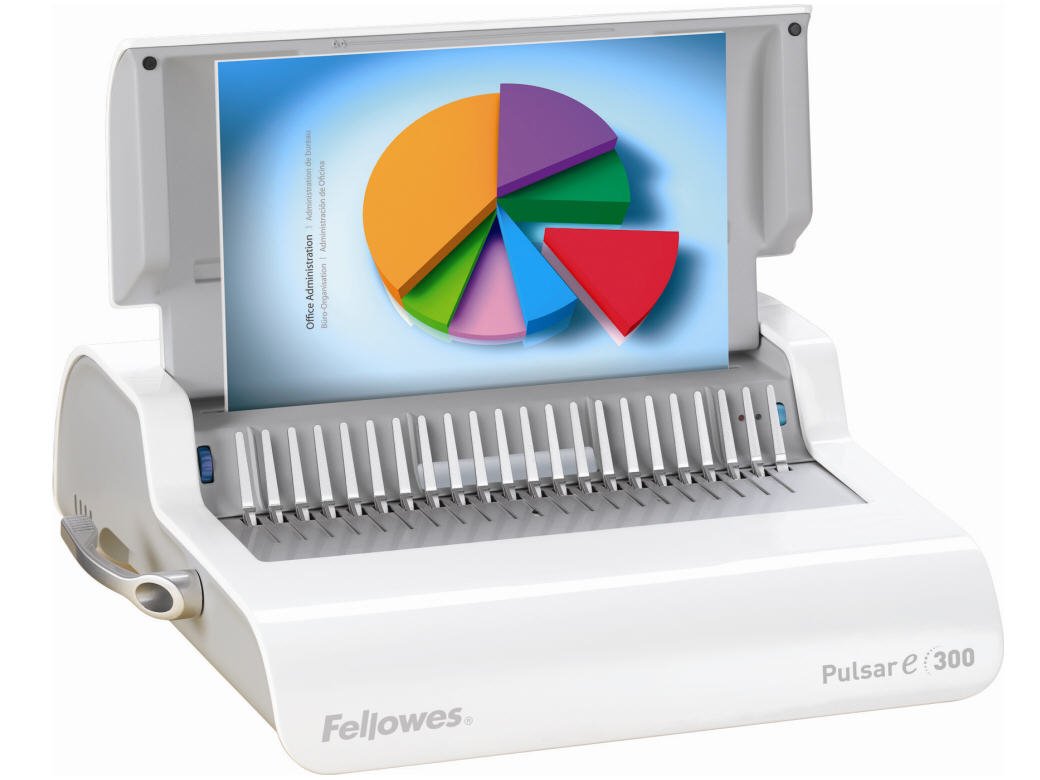 Fellowes Pulsar E 300 Electric Comb Binding Machine - 1.5