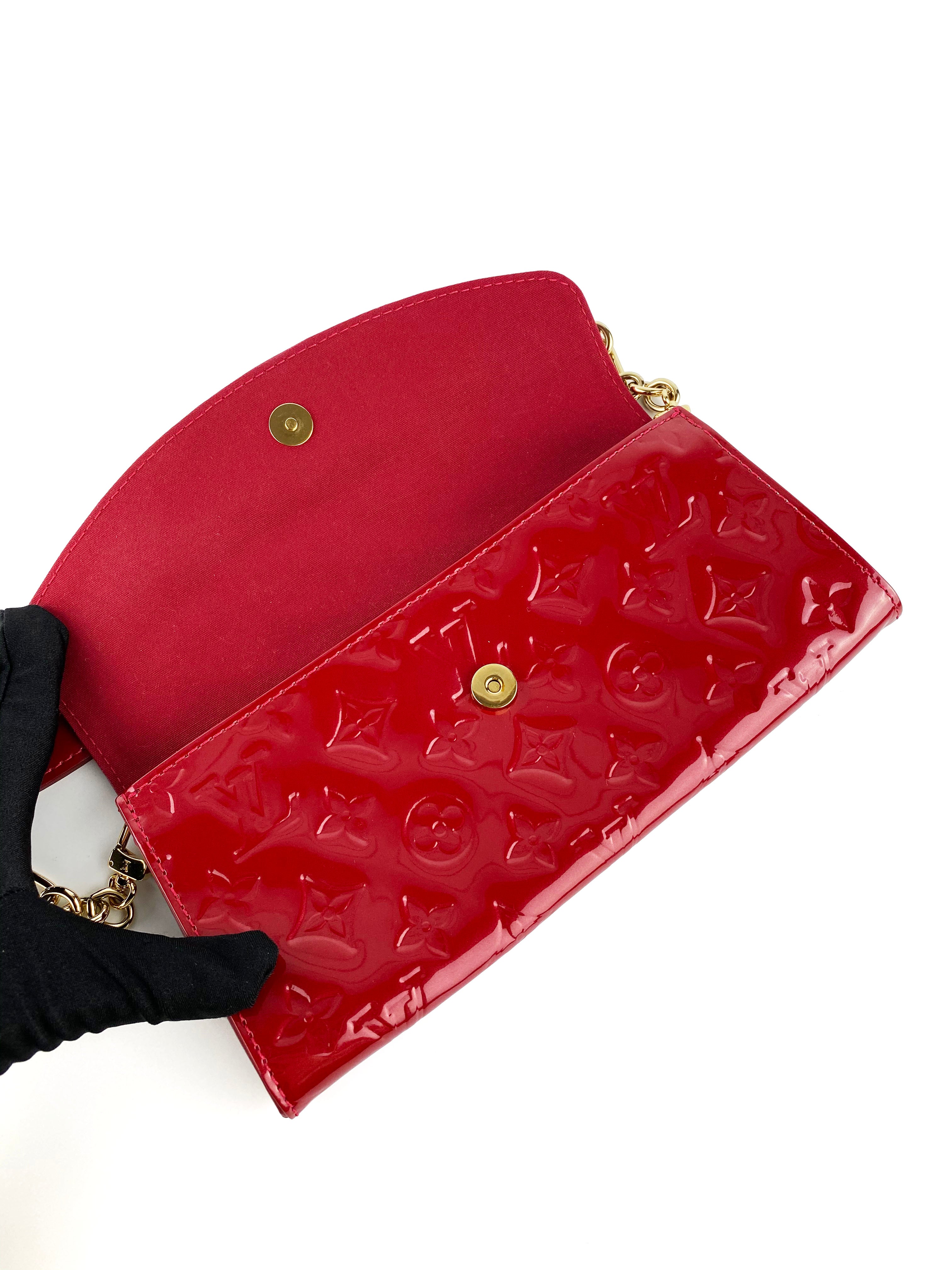 Authentic Louis Vuitton Sunset Blvd Bag in Red Vernis Leather - Luxury Designer Handbag for Women, Perfect for Parties, Date Nights & Special Occasions