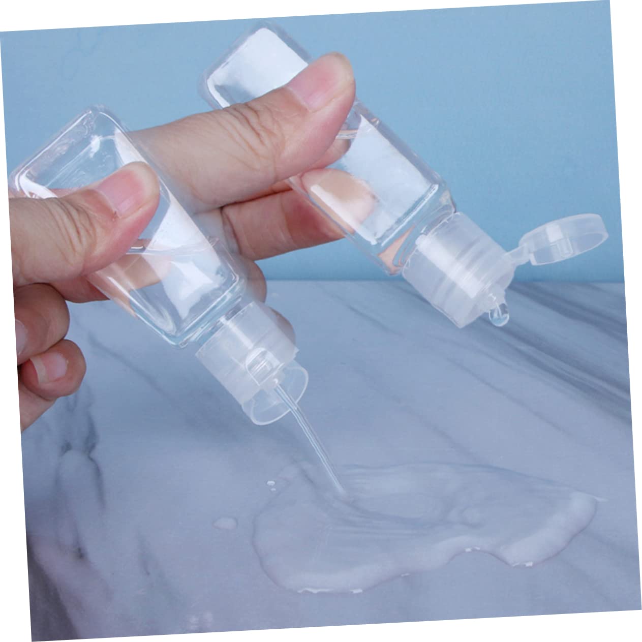 40pcs Travel-Sized Leak Proof Empty Bottles - Transparent Liquid Sample Containers for Cosmetics, Essential Oils & Toiletries | Perfect for Pet Grooming, DIY Projects & Travel Accessories