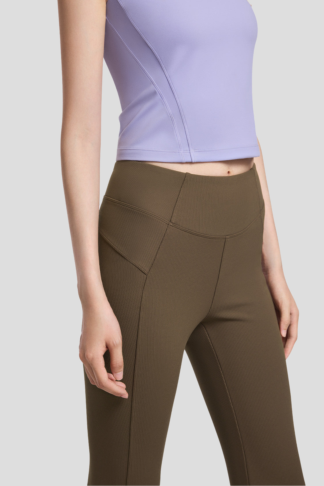 ThermaFlex Women's High Stretch Thermal Flare Pants - Warm Winter Leggings for Yoga, Running & Outdoor Activities