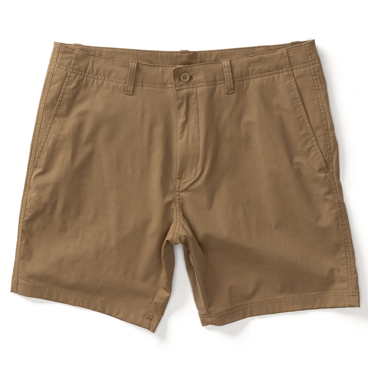 8 Harbor Performance Shorts for Men - Dark Khaki Color | Comfortable & Durable Workout & Running Shorts for Gym, Hiking & Outdoor Activities