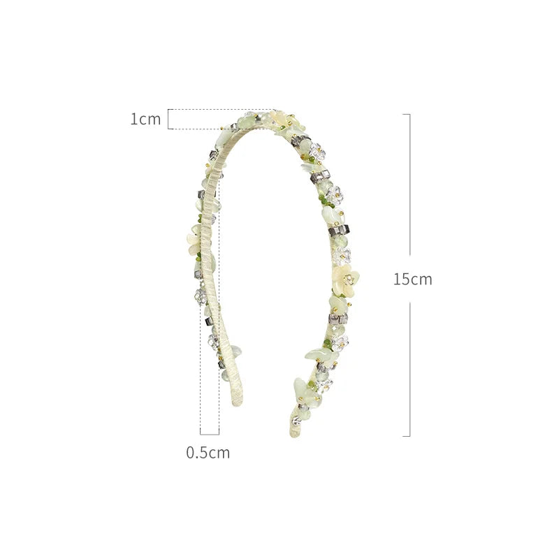 Premium Jasmine Headband for Women - Soft & Comfortable Hair Accessory for Yoga, Running, Workouts & Everyday Style