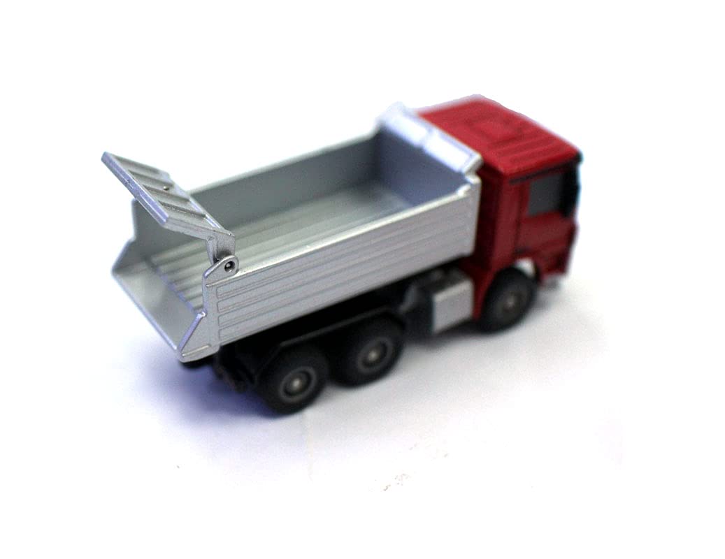 Bruder 00600 MB Actros 1/128 Scale Diecast Dump Truck Model with Keyring & Screwdriver - Collectible Toy for Kids & Adults, Perfect for Display, Play & Gifting