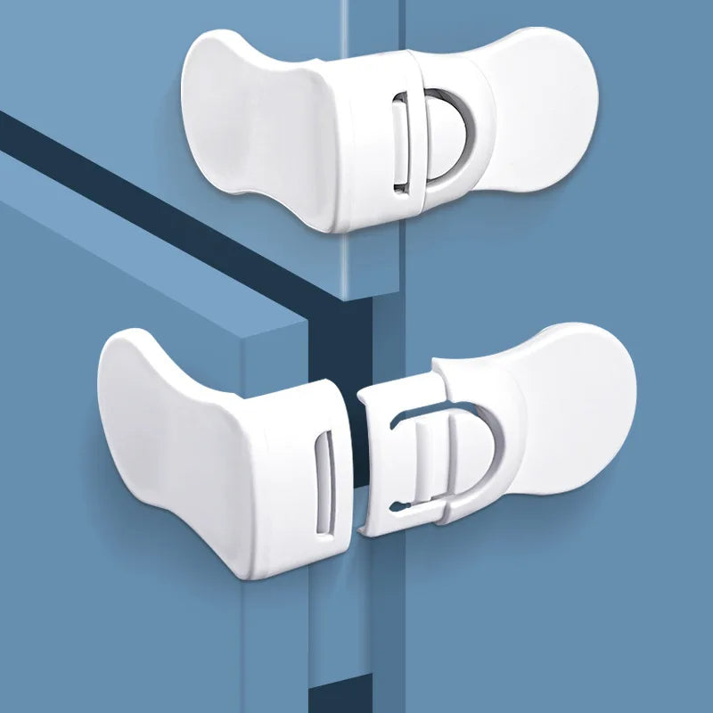 Child Safety Drawer Locks - Baby Proofing Cabinet Latches for Kitchen, Bathroom & Nursery - Secure Drawers & Cabinets from Kids (4-Pack)