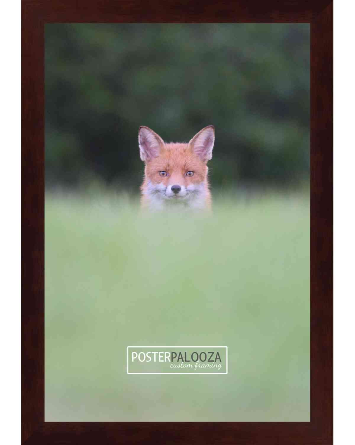 4x8 Brown Walnut Shadow Box Frame with 3/4