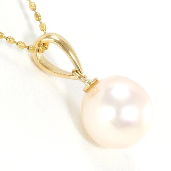 18K Yellow Gold Pearl Necklace for Women - Elegant Cultured Pearl Jewelry Gift for Brides, Anniversary & Special Occasions