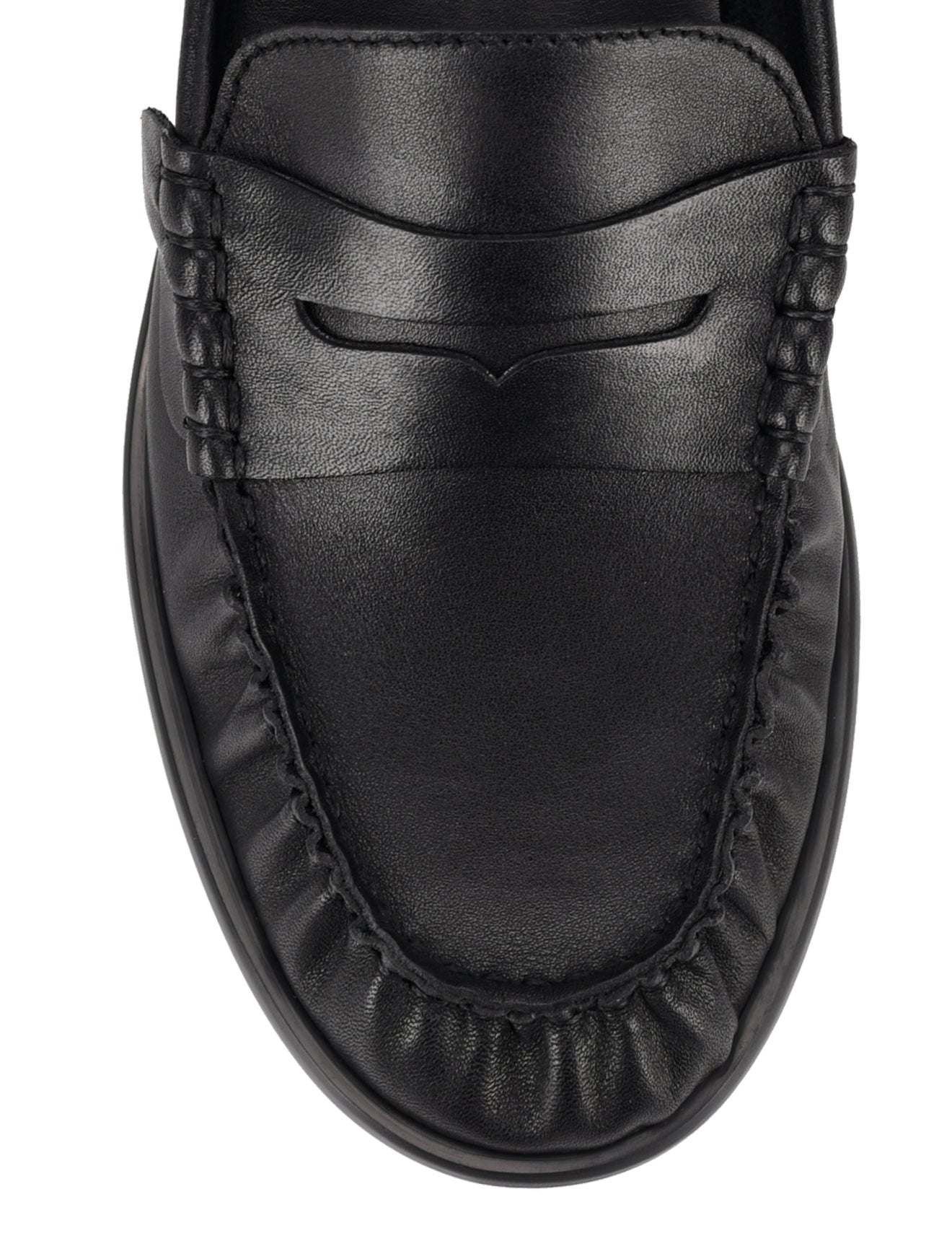 Premium Black Leather Paddy Loafers for Men & Women - Comfortable Slip-On Dress Shoes for Office, Business & Casual Wear