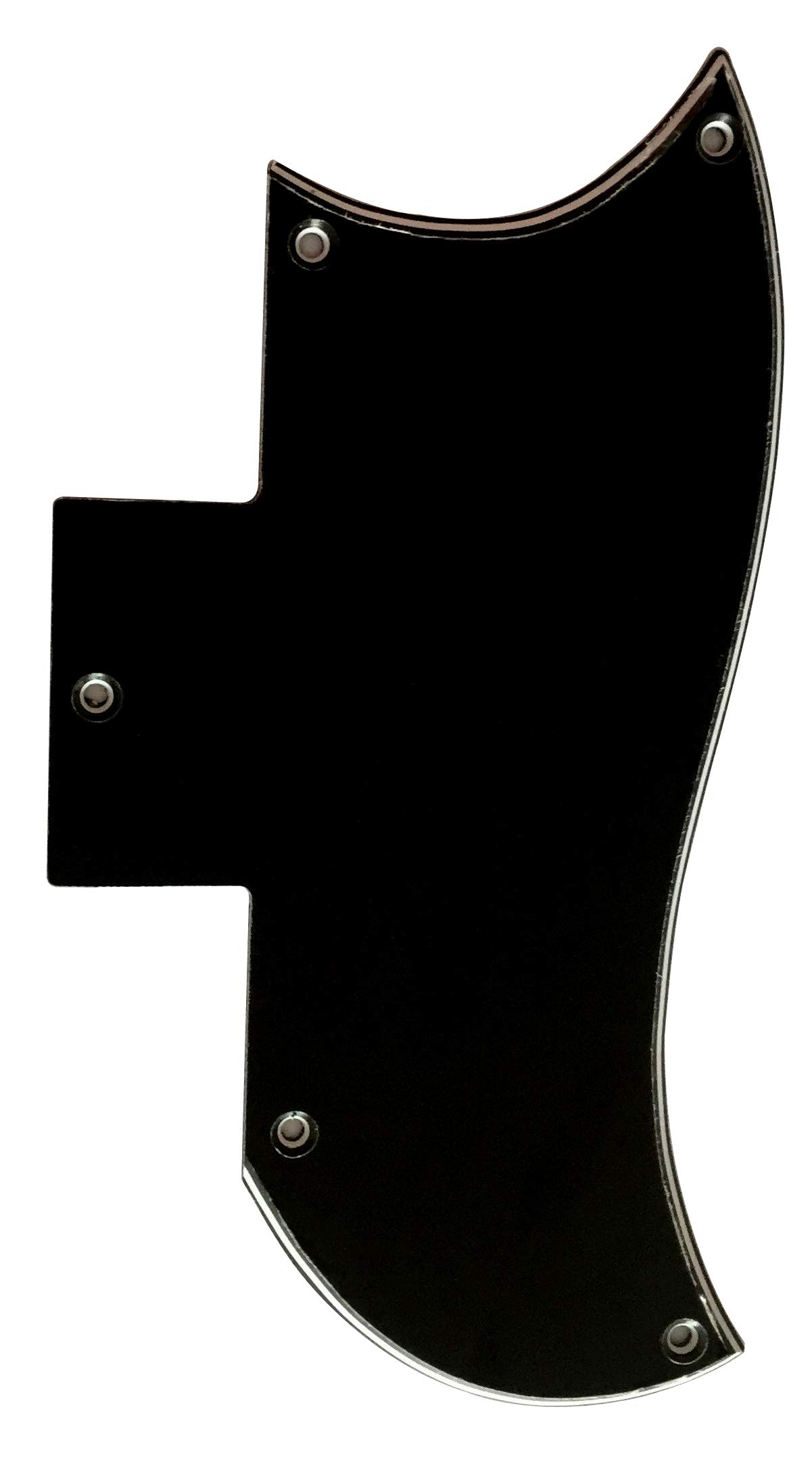 Custom 3-Ply Black Pickguard for Epiphone SG Standard Electric Guitar - Perfect Replacement & Upgrade for Enhanced Playability & Style