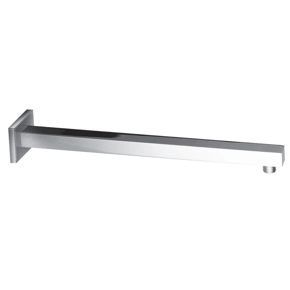 Kingston Brass K4160 Claremont 15 3/4 Inch Square Rain Drop Shower Arm with Flange - Perfect for Modern Bathroom Renovations & Spa-Like Shower Experience