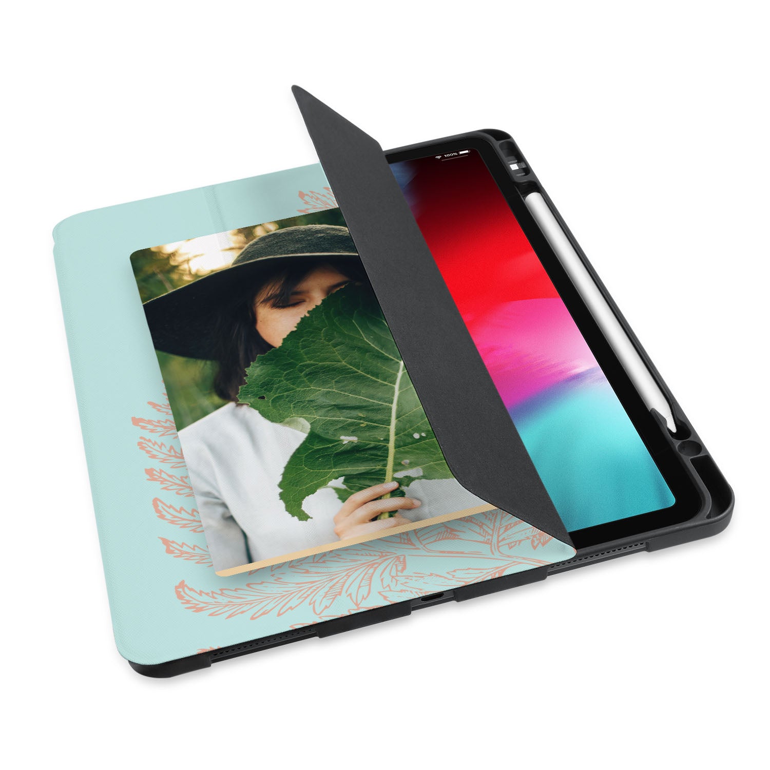 Custom Photo Collage iPad Case - Personalized Picture Cover for iPad 6/7/8/9/10.2
