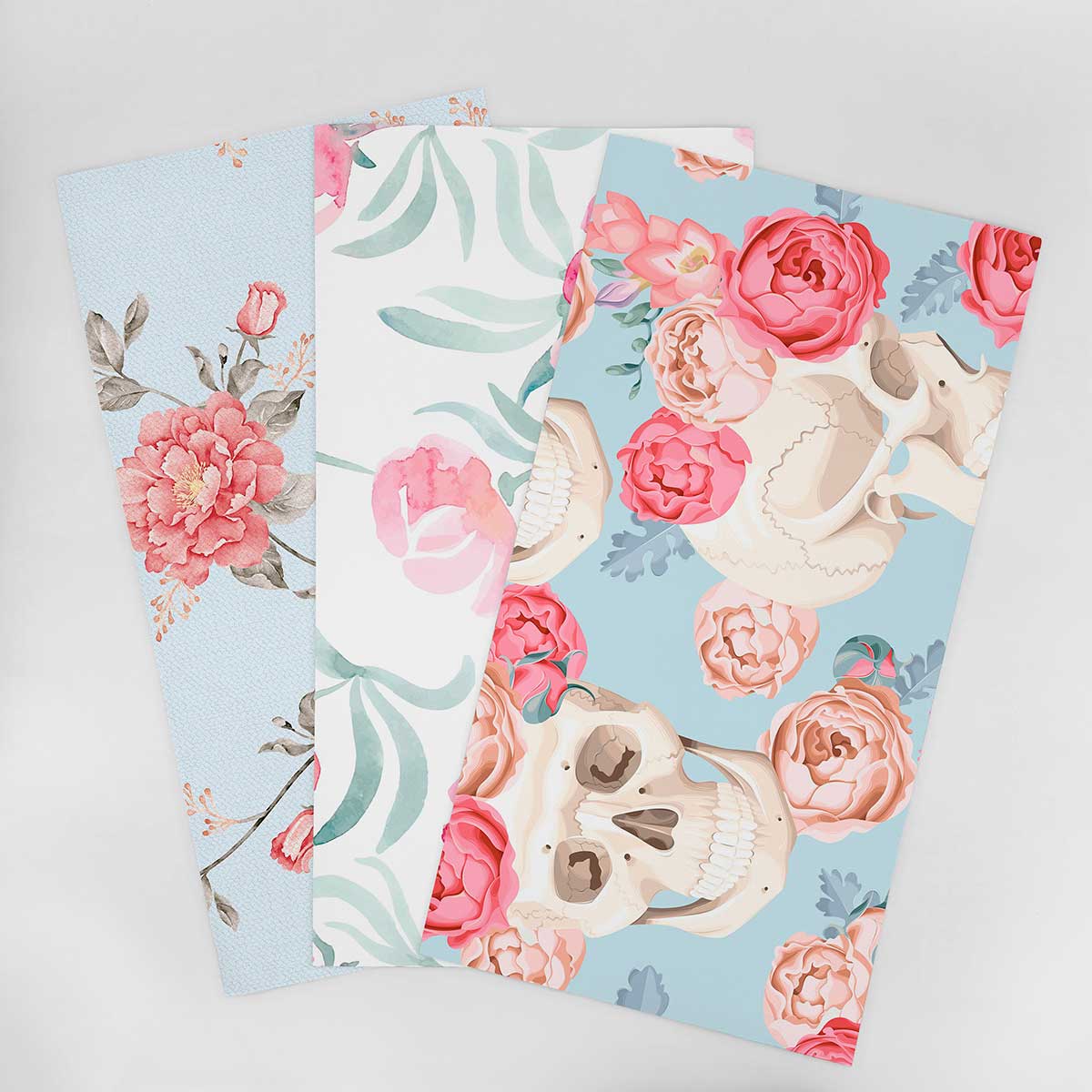 Floral Wallpaper Samples for Kids - Designer Nursery & Bedroom Decor - Perfect for Girls' Rooms & Play Areas