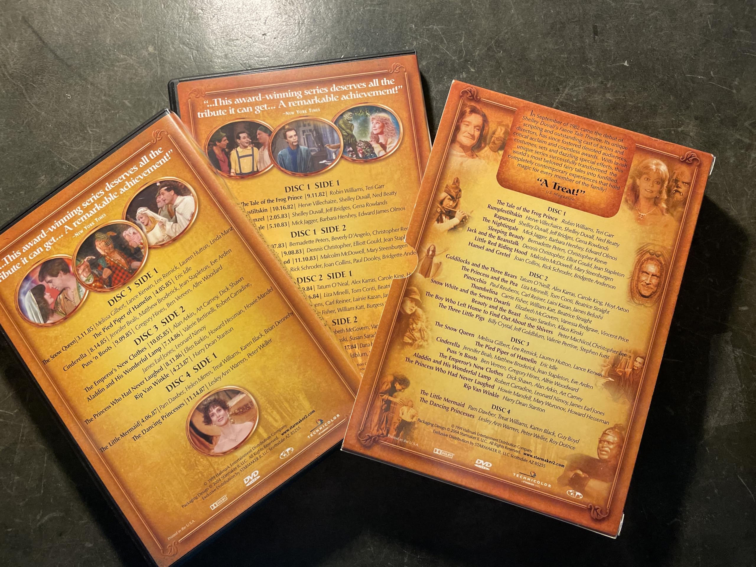 Fairy Tale Theatre Complete Collection DVD Box Set - Shelley Duvall's Classic Children's Stories for Family Movie Nights & Gift Giving
