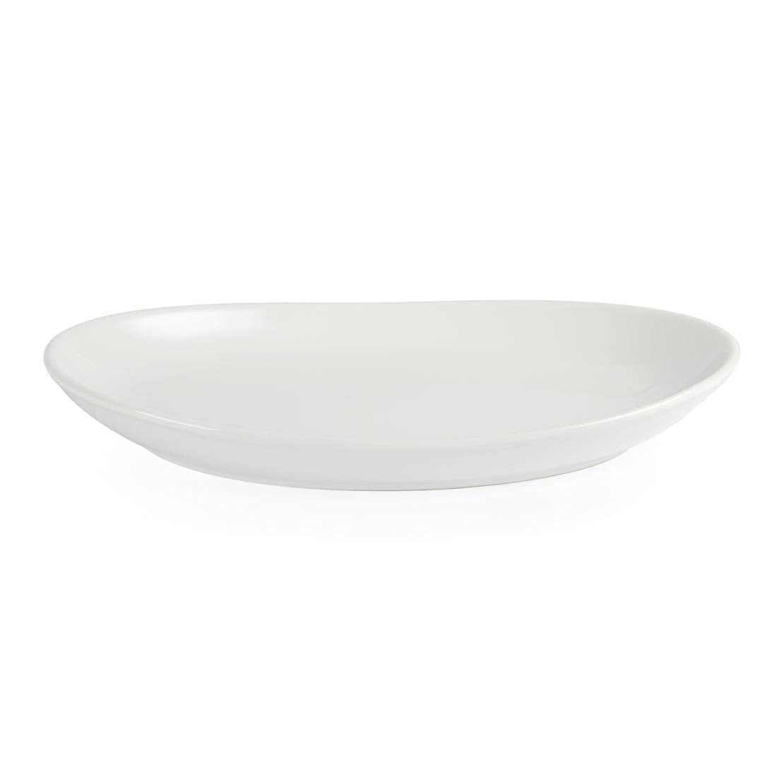 Olympia French Deep Oval Service Plates - 12