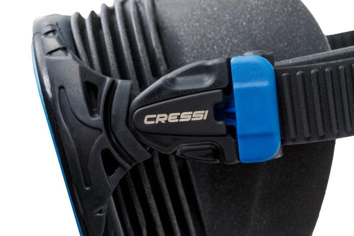 Cressi Quantum Scuba Diving Mask with Iridium Lens - Anti-Fog, UV Protection for Snorkeling & Spearfishing