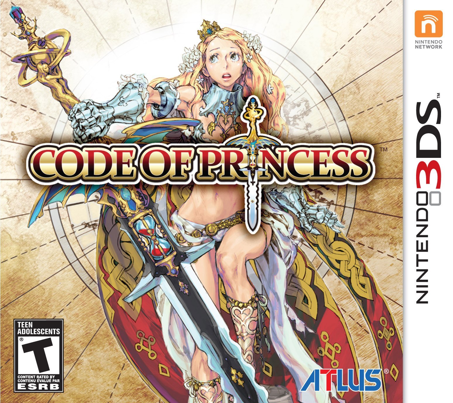 Code of Princess - Renewed Nintendo 3DS Game | Classic Action RPG for Portable Gaming | Perfect for Travel & Commute Entertainment