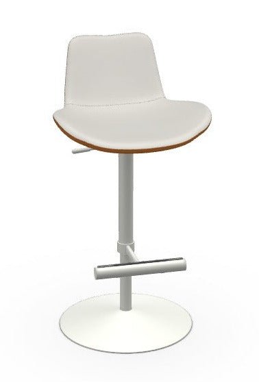 Midj Dalia SG TS Stool - Modern Adjustable Bar Stool for Kitchen Island, Dining Room & Home Office - Ergonomic Design with Comfortable Seat