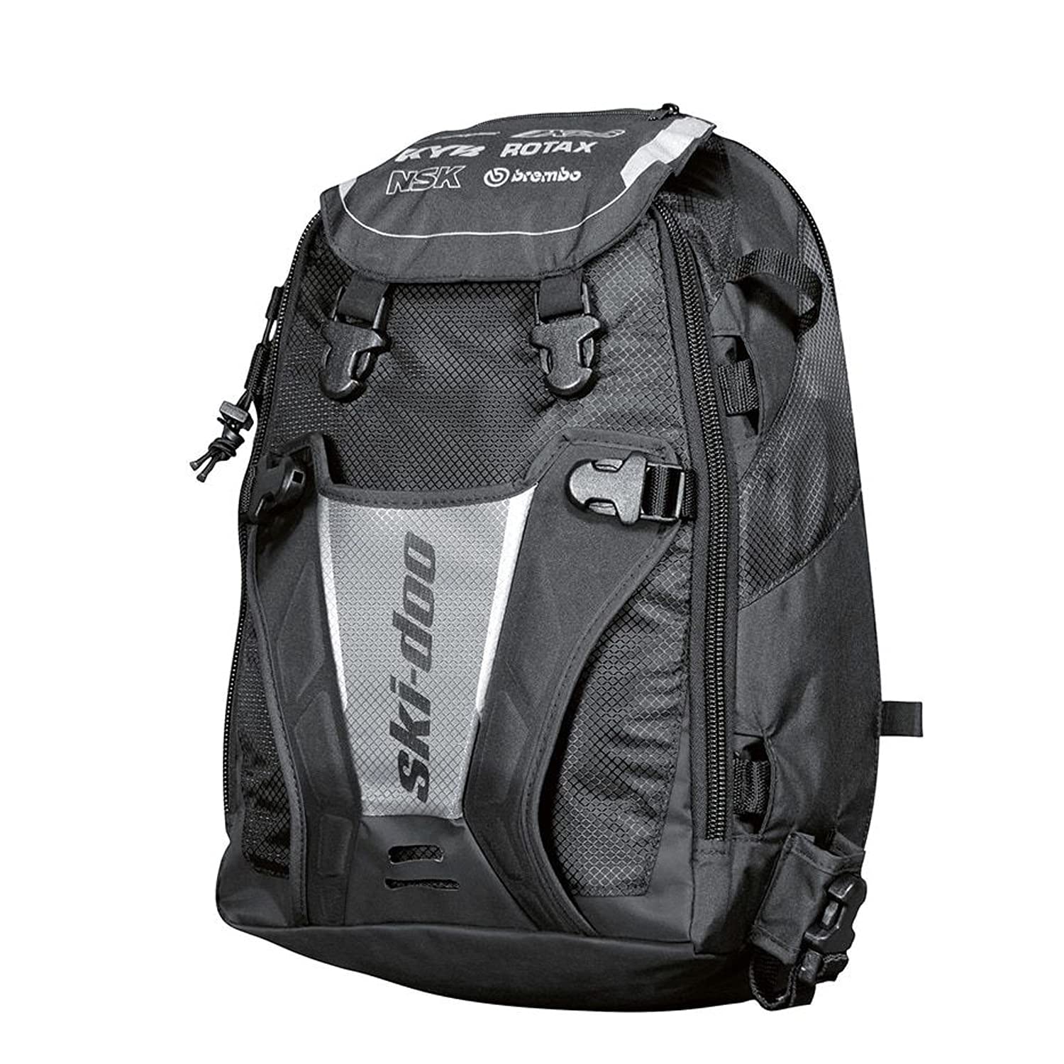 Ski-Doo 28L Tunnel Backpack with LinQ Soft Strap - OEM Branded (860200939) - Perfect for Snowmobile Gear Storage & Winter Outdoor Adventures