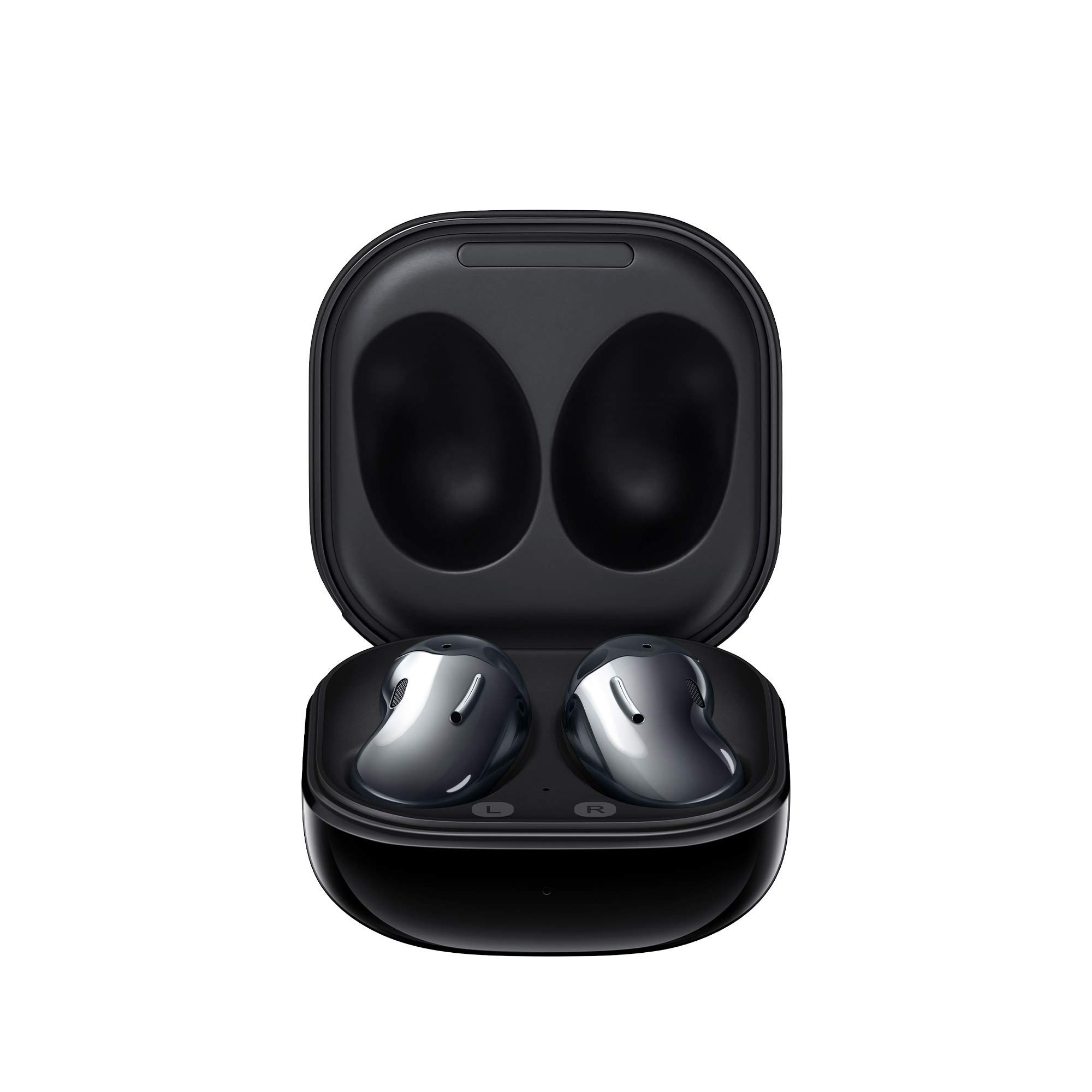 Samsung Galaxy Buds Live Wireless Earbuds with Active Noise Cancelling (ANC), Bluetooth 5.0, 12mm Drivers for iOS & Android – Open Type TWS, International Model SM-R180 (Mystic Black, Renewed) | Perfect for Workouts, Commuting & Travel
