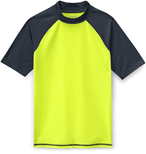 Short Sleeve Rashie Neonyellow & Charcoal