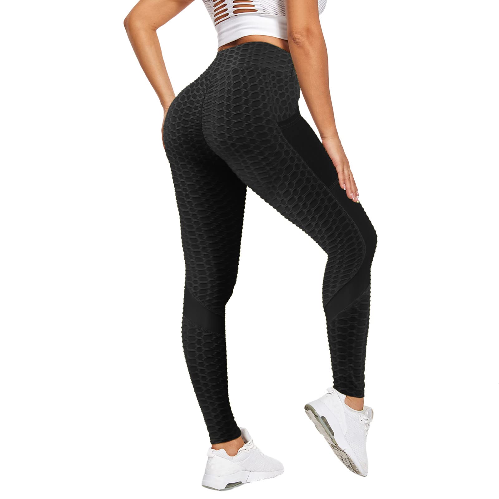 High Waist Tummy Control Yoga Pants for Women - Soft & No See Through Workout Leggings - Perfect for Gym, Running, Pilates & Lounge Wear