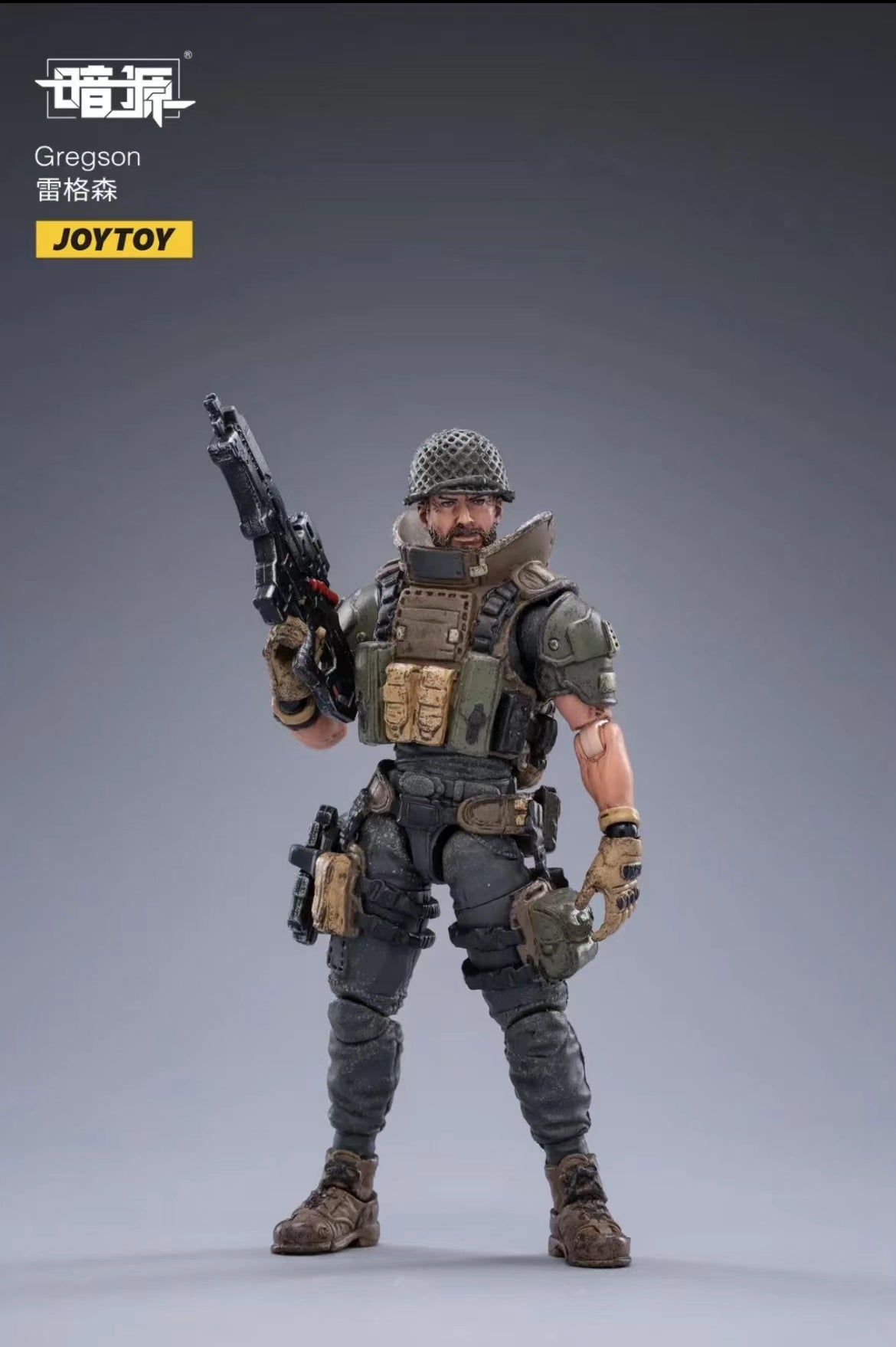 JOYTOY 1/18 Scale Dark Source Action Figure Set (3PCS) - Collectible Military Character Models for Display & Diorama Scenes
