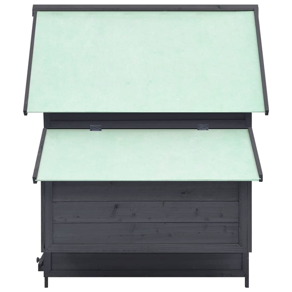 Weatherproof Outdoor Chicken Coop with Nesting Boxes & Pull-Out Tray - 59.8
