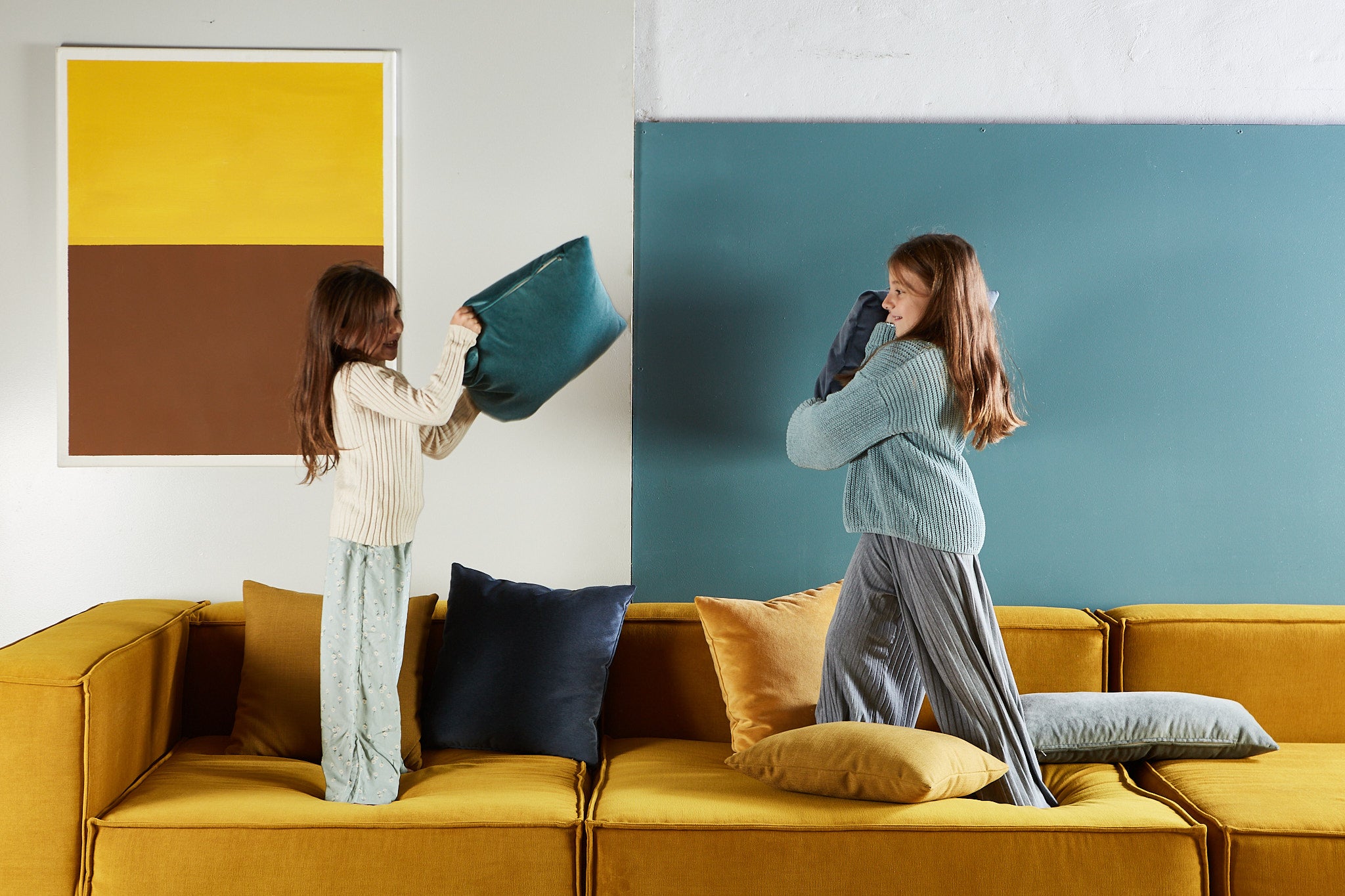 Modular Sofa Set - Modern Bold Design for Living Room, Lounge & Office | Comfortable Sectional Couch with Customizable Configurations