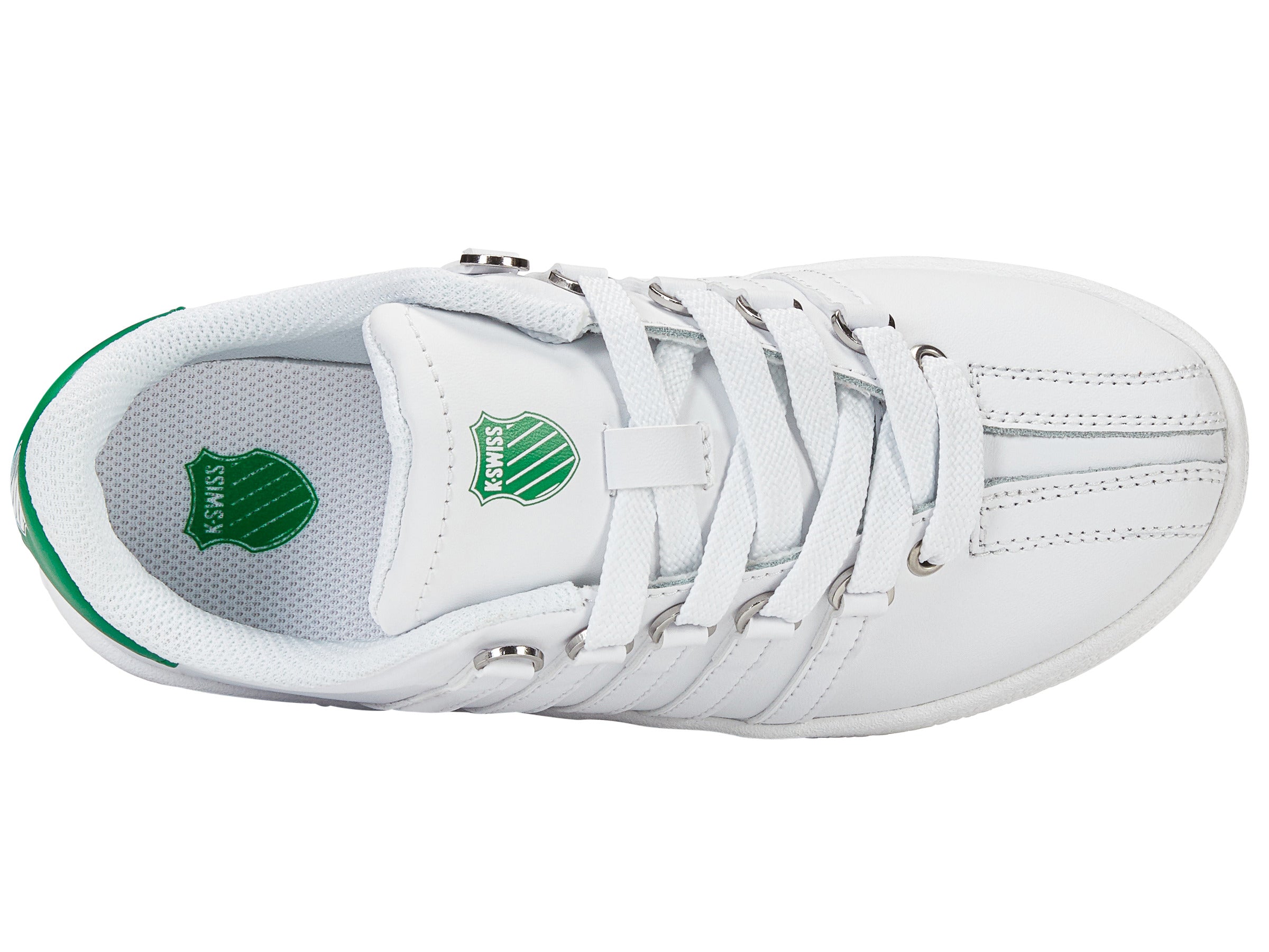 Classic VN White/Green Sneakers - Comfortable Casual Shoes for Men & Women | Perfect for Running, Walking, and Everyday Wear