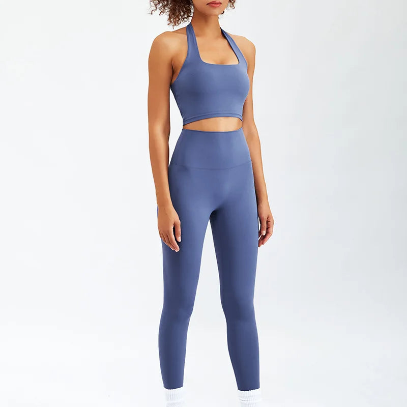 2/3PCS Women's Sport Yoga Set - Soft, Breathable High Waist Gym Outfit - Workout Clothes & Tracksuit for Yoga, Pilates, Running & Fitness Training