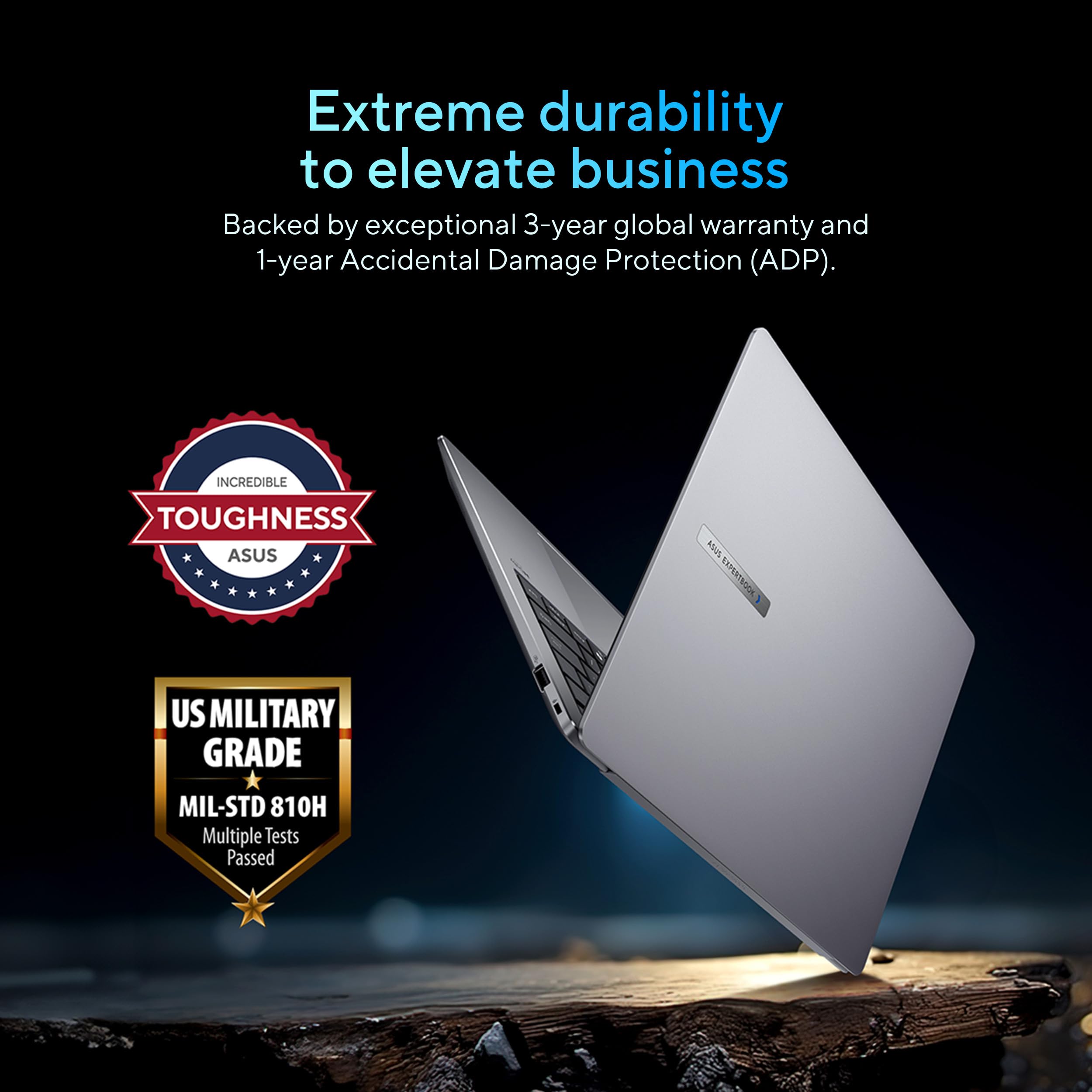 ASUS ExpertBook P5 Copilot+ PC AI Laptop - Intel Core 7 258V Processor, 32GB RAM, 1TB SSD, WiFi 6E, Windows 11 Home - Misty Grey (P5405CSA-DH76) | Premium Business Laptop for Professionals, Remote Work & AI Computing