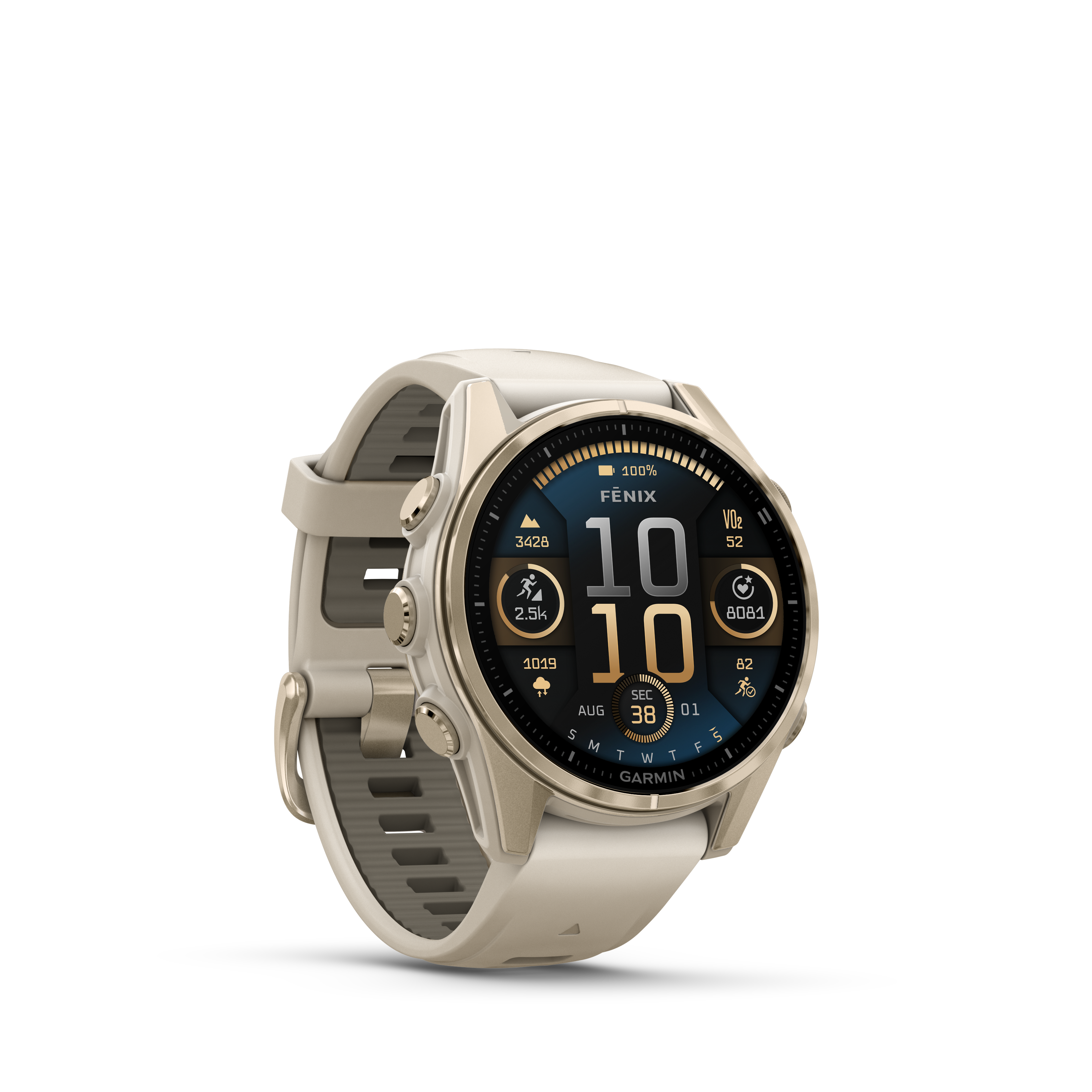 Garmin Fenix 8 Sapphire AMOLED 43mm Smartwatch - Premium GPS Fitness Tracker for Running, Hiking & Outdoor Adventures