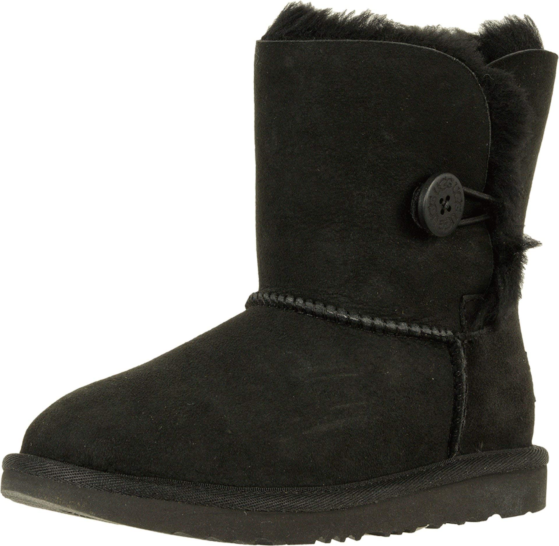 UGG Kids' Bailey Button II Boot - Warm Winter Snow Boots for Girls & Boys - Waterproof & Cozy for School, Playdates & Outdoor Adventures